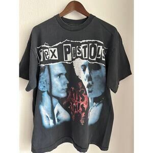 Sex Pistols "Kiss This" Vintage Reprint Single Stitch T-shirt Resurreccion